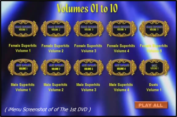 Karaoke Music DVD Menu